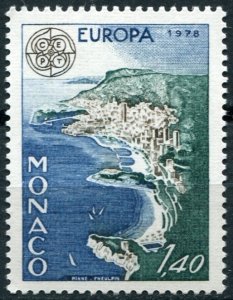 Monaco Sc#1114 MNH, 1.40f multi, Europa (C.E.P.T.) 1978 - Architecture (1978)