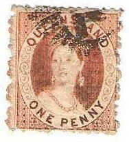 Queensland 25, used, 1871, (a286a)