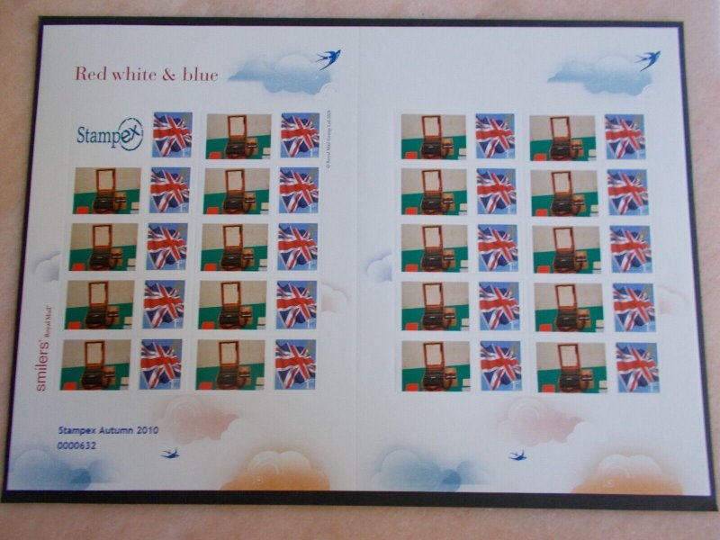 Bletchley Park for Stampex Autumn 2010 Limited Edition Smiler Sheet no 2/10 U/M