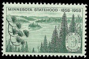 # 1106 MINT NEVER HINGED MINNESOTA STATEHOOD