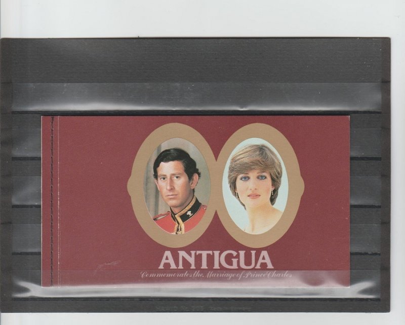 Antigua  Scott#  627a  MNH Complete Booklet  (1981 Royal Wedding)