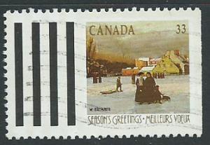 Canada SG 1342  FU right margin imperf from booklet