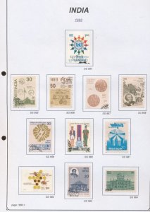 India 1980/89 Used Collection (400+Items)  EP764