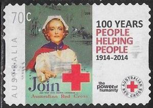 Australia 4111 Used - ‭‭Australian Red Cross, Centenary