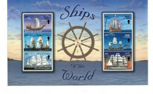 Turks and Caicos - 2002 - Ships of the World - Sheet of Six - MNH