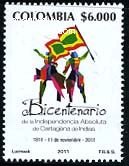 Colombia 2011, 200 Years independent Cartagena de Indias 1v, MNH