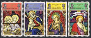 Guernsey 73-76,MNH.Michel 71-74. Christmas 1972.Stained glass windows.