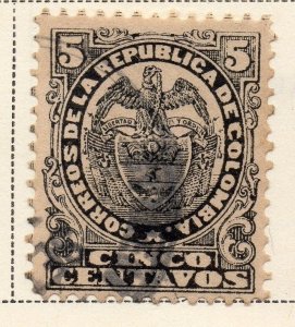 Colombia 1892-98 Early Issue Fine Used 5c. 172713