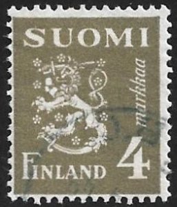 Finland Stamp - Scott # 176B used. Free Shipping For All Additional Items.