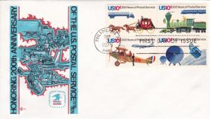 U.S. # 1575a, Postal Service Bicentennial Issue First Day