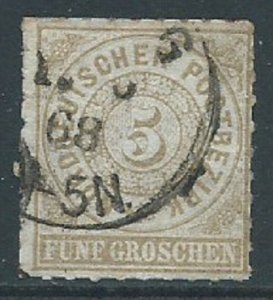 North German Confederation, Sc #6, 5gr Used