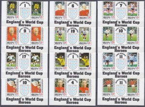 1993 Antigua and Barbuda 1829-1840x2+Tab 1994 FIFA World Cup in USA 48,00 €