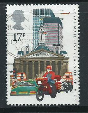 GB QE II  SG 1290 FU  Royal Mail