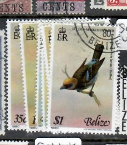 BELIZE BIRDS QEII  SC 387-392   VFU     PP1114H