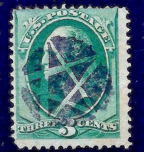 USA [C4] Classic Fancy Cancel = Boldly-inscribed Five-Point STAR Outline