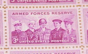 1955 sheet, Armed Forces Reserve Sc# 1067