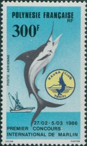French Polynesia 1986 SG476 300f Marlin MNH
