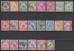 MALAYA/NEGRI SEMBILAN 1949 SG 42/62 USED Cat £160