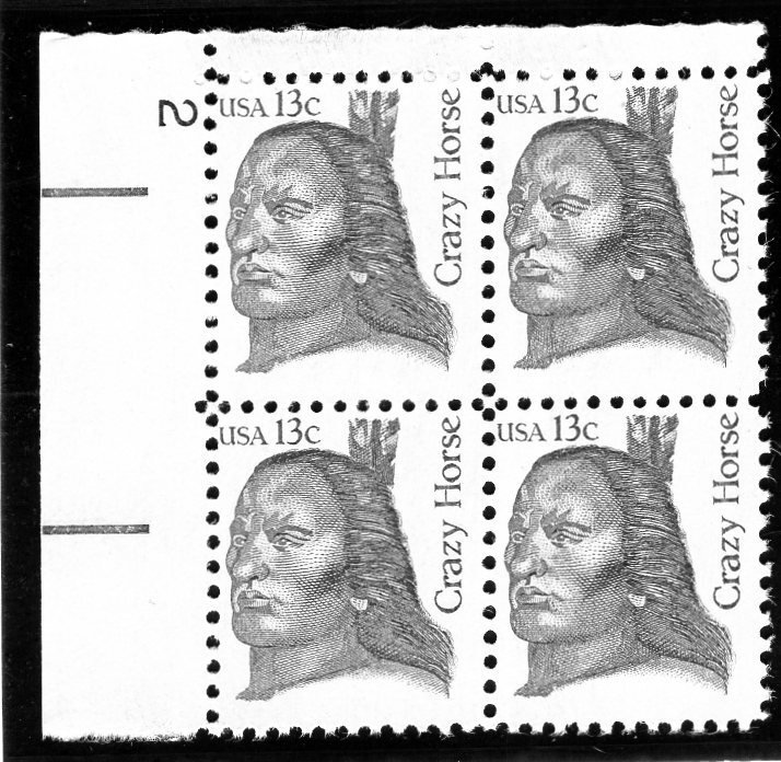 1855 Crazy Horse, MNH UL-PB/4 (#2)