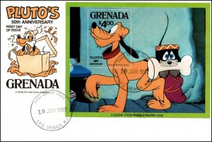 Grenada 1031-1032 Disney's Set of Two U/A FDCs