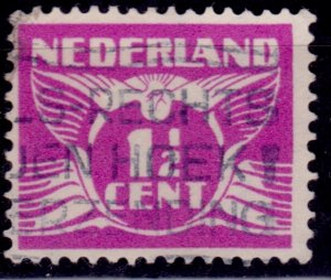 Netherlands, 1926-39, Gull, 1 1/2c, sc#166, used
