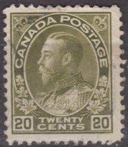 Canada Scott #119 1912 Used