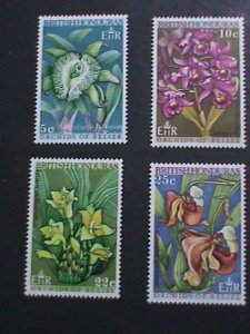 ​BRITISH HONDURAS- SC#226-9 ORCHIDS OF BELIZE-MLH-VF WE SHIP TO WORLD WIDE