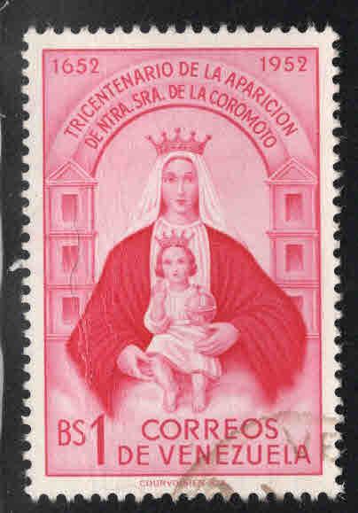 Venezuela  Scott 642 Used Madonna stamp