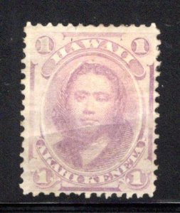 Hawaii #30a, mint hinged, creased