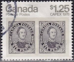 Canada 756i Jacque Cartier CAPEX '78 $1.25 1978