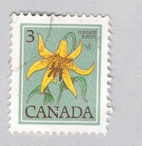 Canada Orchid Flower yellow 3c (AP128317)