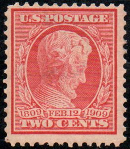 USA #367 F-VF OG NH, post office fresh!