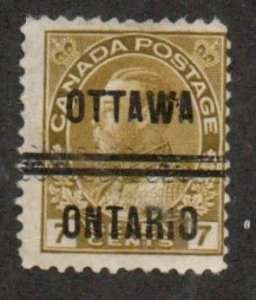 Canada Precancel Ottawa, Ontario 1-92