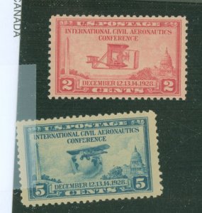 United States #649/650 Mint (NH) Multiple