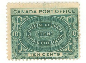 Canada #E1 Used Souvenir Sheet