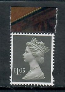 GB 2017 £1.05 MACHIN CODE MPIL SG U3021b FROM PRESTIGE BOOK DY 20 MNH