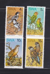 South West Africa 363-366 Set MNH Birds (A)