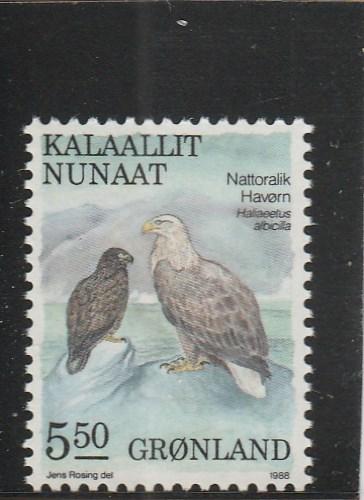 Greenland  Scott#  183  MNH  (1988 Bird)