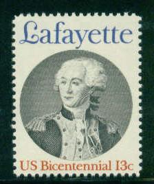 1716 13c Lafayette MNH Sht/40 UR 37978 Sht4893