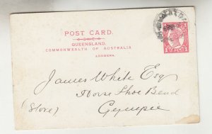 QUEENSLAND, Postal Card 1912 1d. Red, GUNALDA cds. to Gympie.