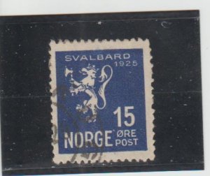 Norway  Scott#  112  Used  (1925 Annexation of Spitzbergen)