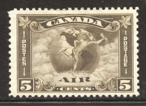Canada Scott C2 Unused HROG - 1930 Air Mail Circles Globe - SCV $45.00