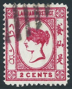 Labuan, Sc #42, 2c Used