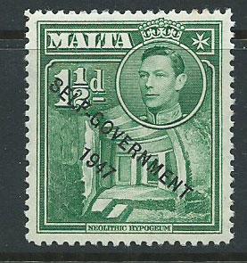 Malta SG 237b Mint  Light Hinge
