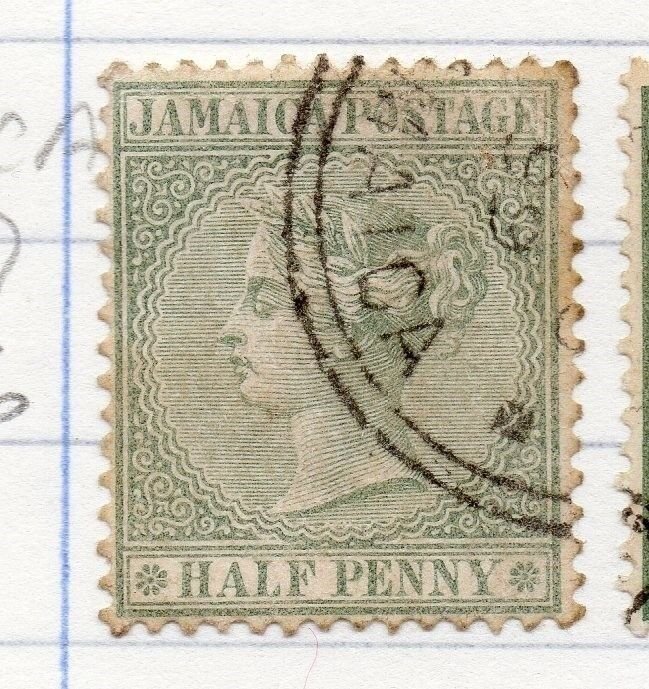 Jamaica 1883-97 Early Issue Fine Used 1/2d. 202731