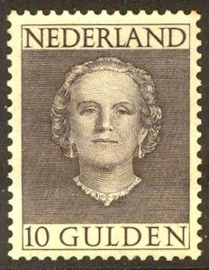 NETHERLANDS #322 Mint NH - 1949 10g Juliana