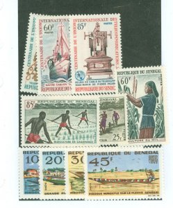 Senegal #247-56 Mint (NH) Single (Complete Set)