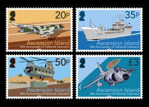 Stamps of  ascension islands 2022 (pre-order) - ASC 40TH ANNIVERSARY OF FALKLAND