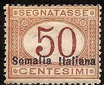IT.SOMALILAND J17a MNH 1920  50c Postage Due