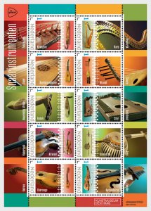 The Netherlands - Postfris/MNH - Sheet String Instruments 2022